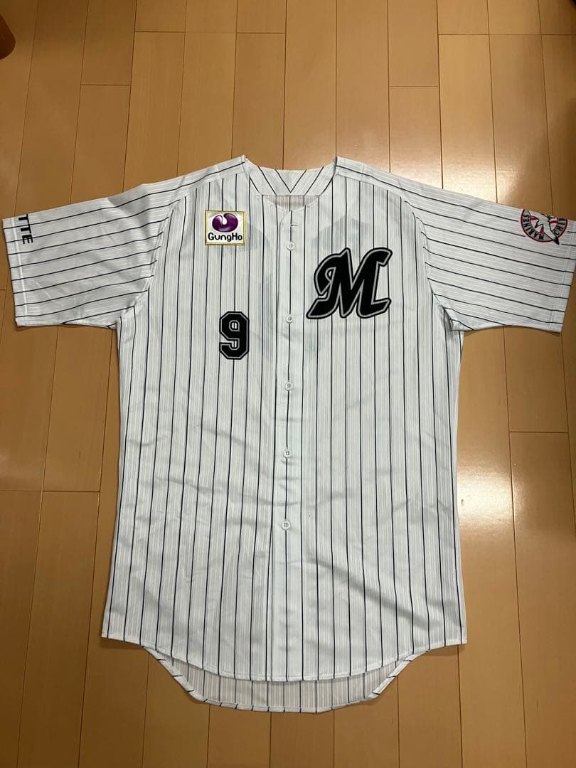 福浦和也　実使用　支給　ユニフォーム　千葉ロッテマリーンズ