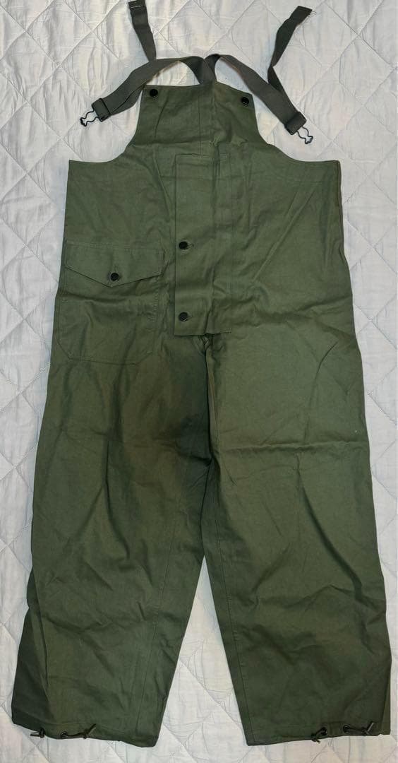 米軍 実物 N-2 デッキ レイン オーバーオール