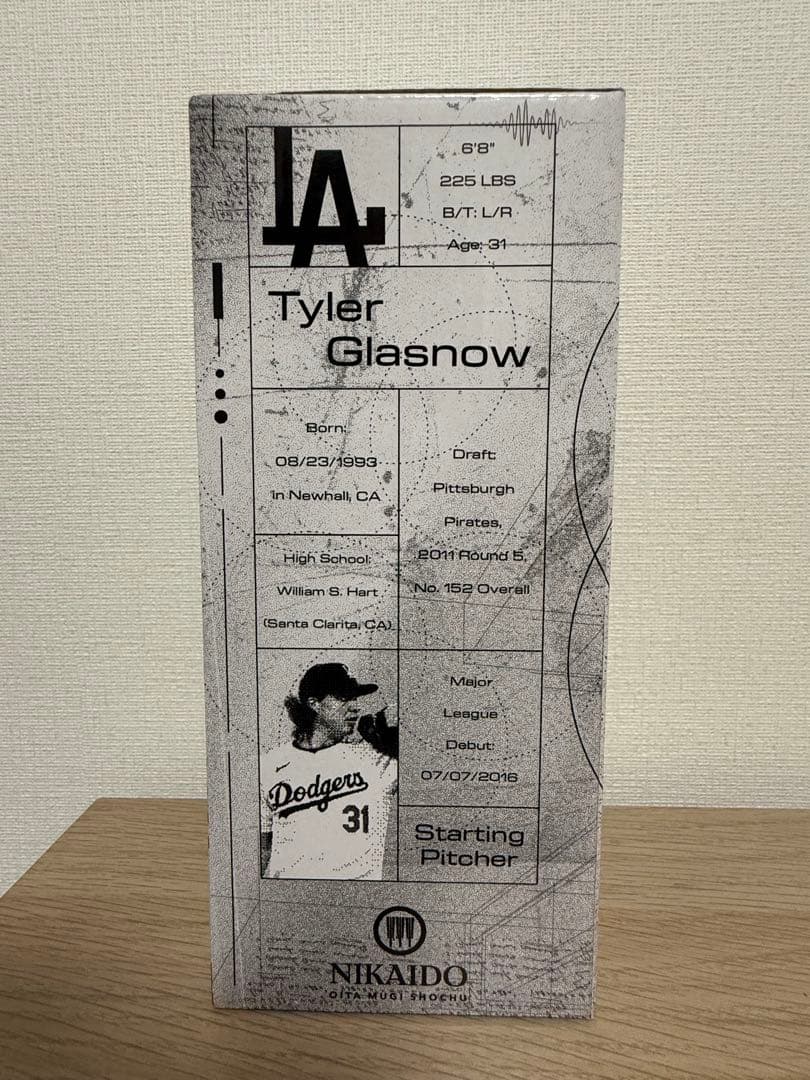 【限定品・未開封】タイラー・グラスノー ボブルヘッド25/9/18 ドジャース