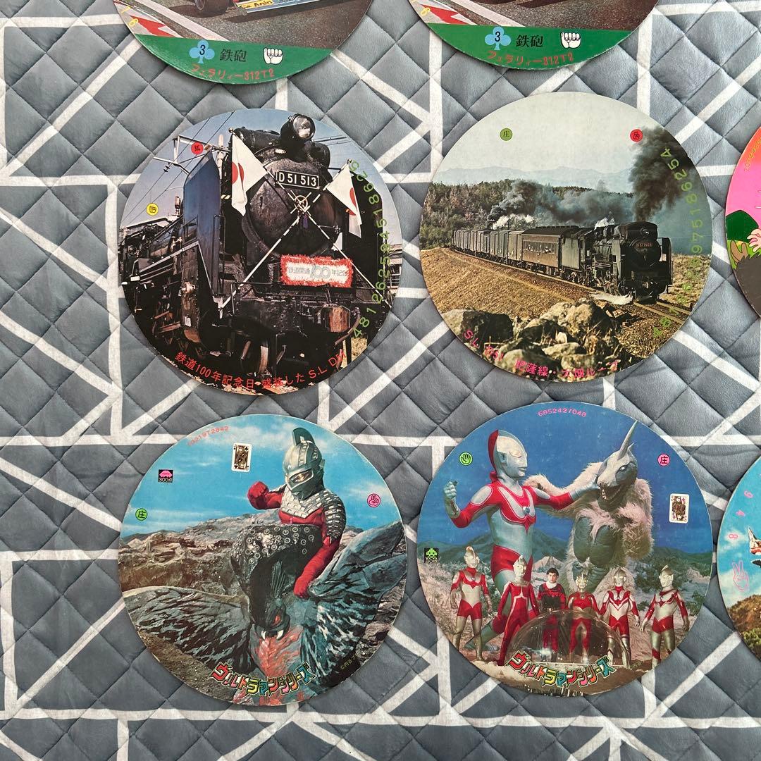 アニメ・車・列車メンコ 12枚セット