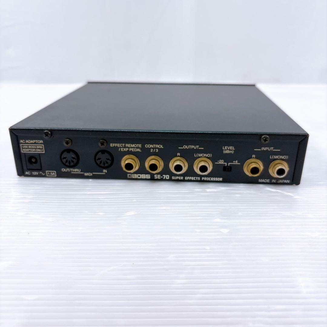 【極美品】BOSS スーパーエフェクトプロセッサー SE-70 エフェクター