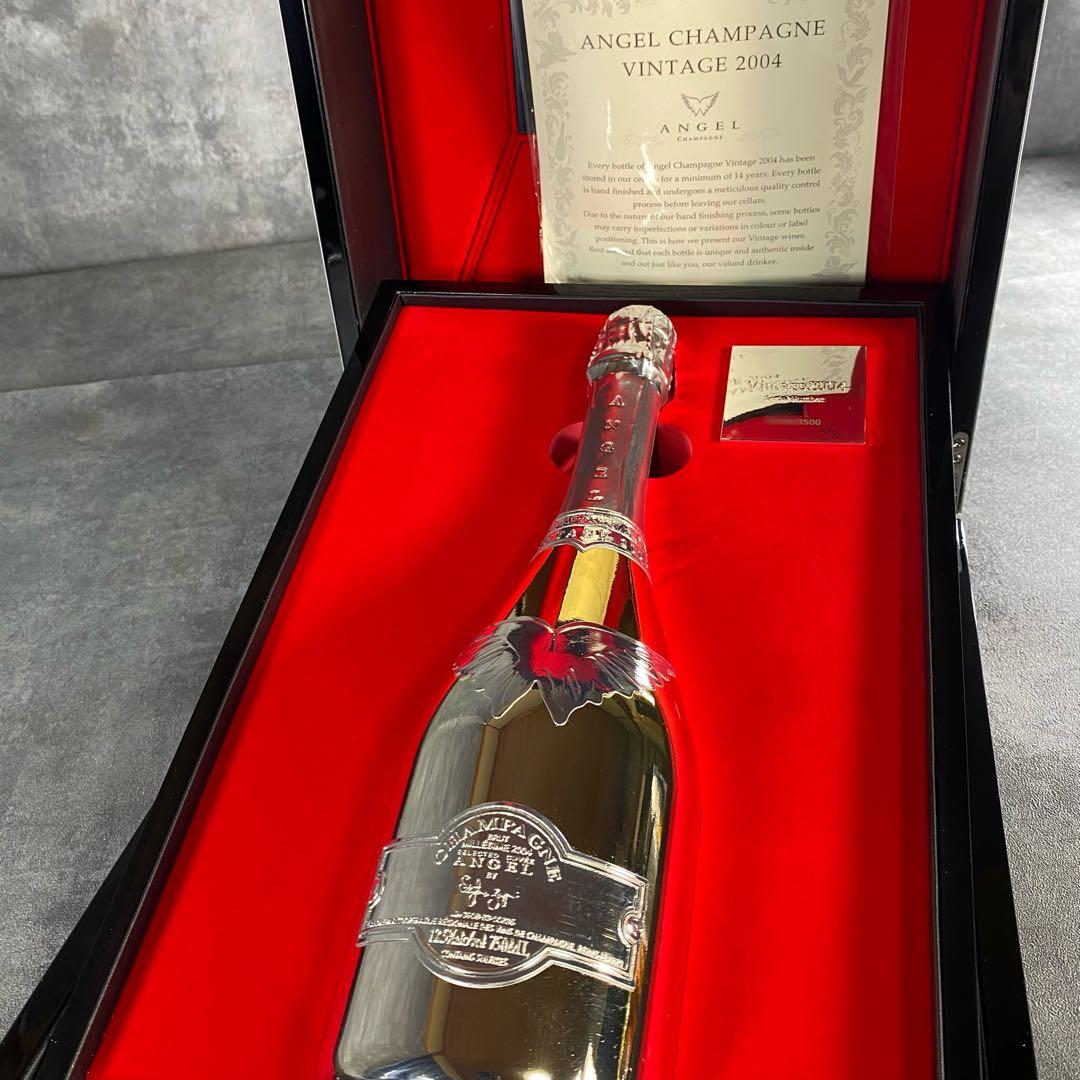 エンジェル シャンパン プラチナ　ヴィンテージ　2004 ケース付き　596