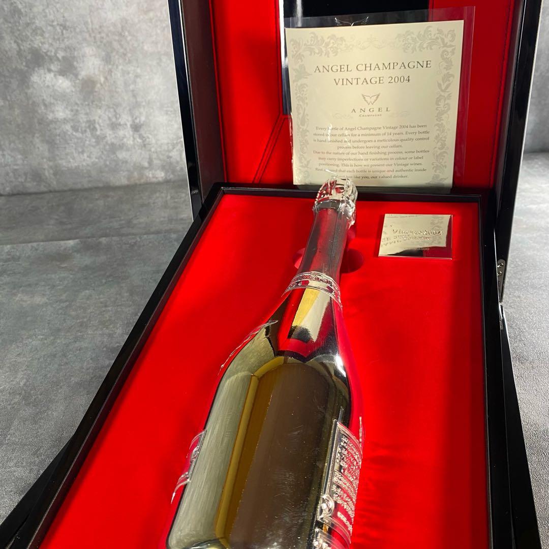 エンジェル シャンパン プラチナ　ヴィンテージ　2004 ケース付き　596