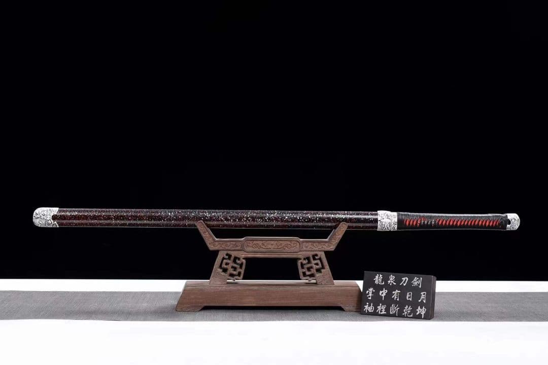 赤天唐剣20230650古兵器 武具　刀装具　日本刀　模造刀 居合刀