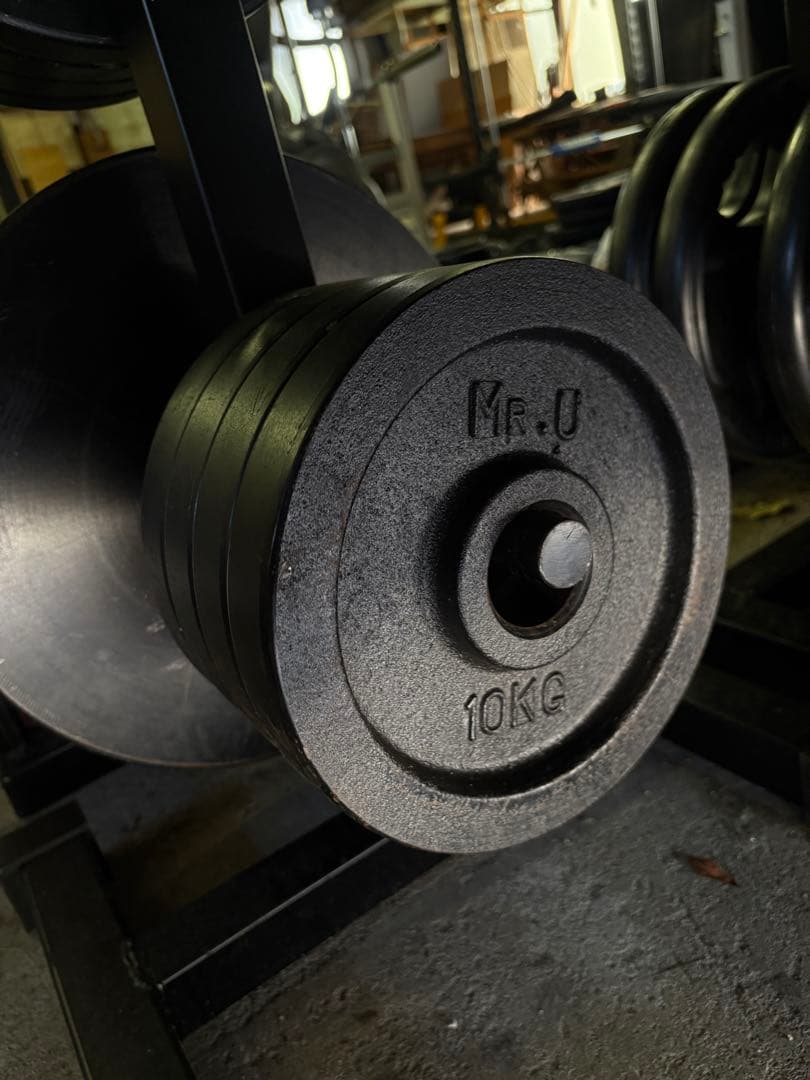 聖地　World Gym MR.U GYM オリンピックプレート177.5kg