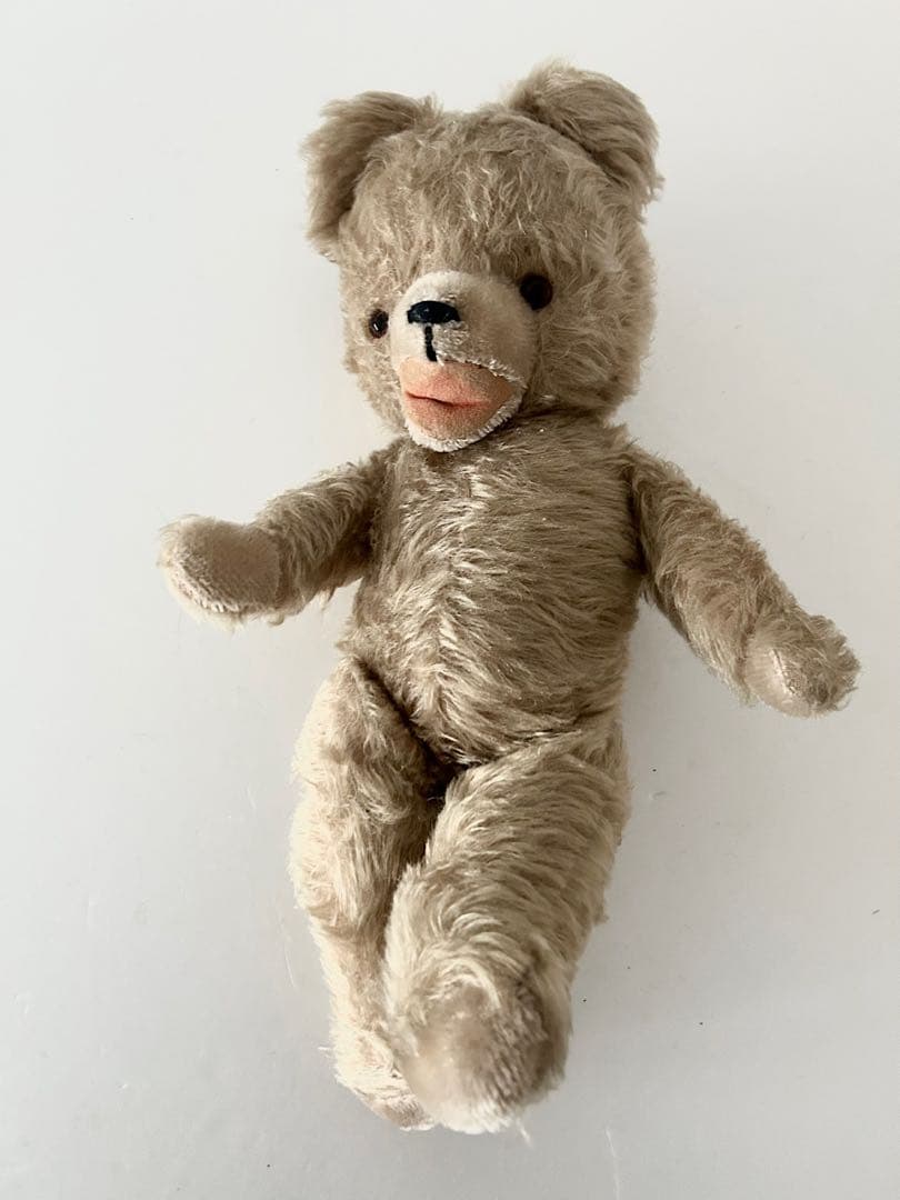 【Germany Vintage】ハーマン社　オープンマウスベア　ぬいぐるみ　小