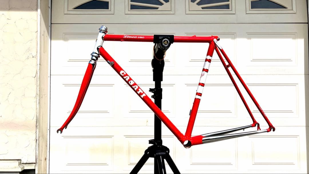 casati linea oro 美品 カザーティ クロモリ スチールバイク
