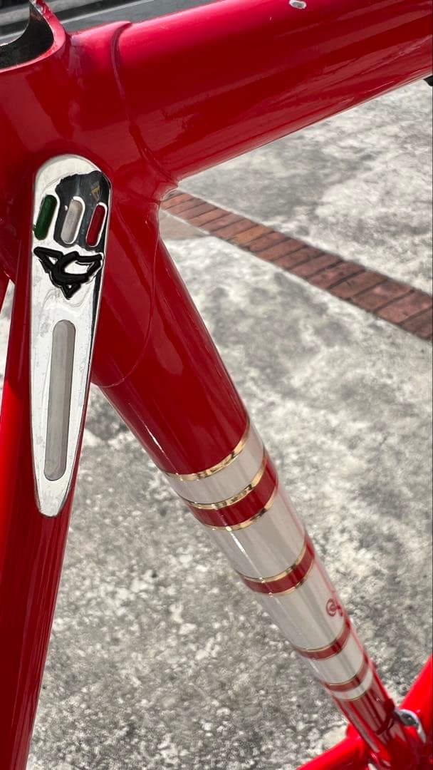 casati linea oro 美品 カザーティ クロモリ スチールバイク