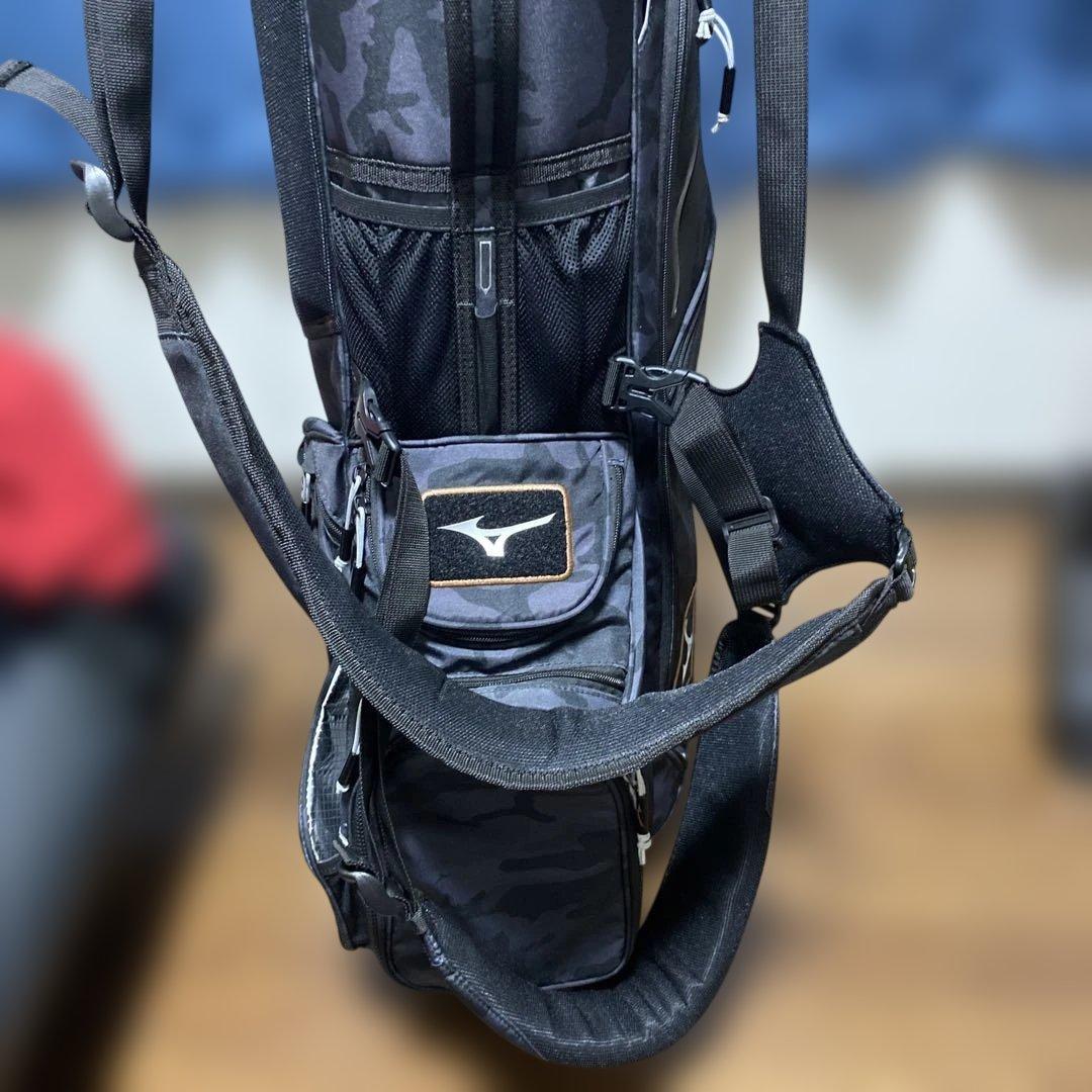 Mizuno GRID 4 キャディバッグ ブラック迷彩
