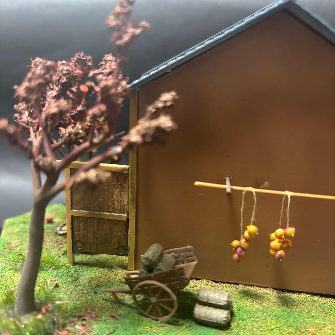 ウミさん専用マイクロエース　風物詩　そば屋　完成品　ジオラマ