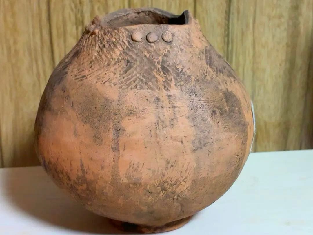 弥生土器　発掘品　出土品　骨董　アンティーク　置物　飾り物　土器　弥生時代