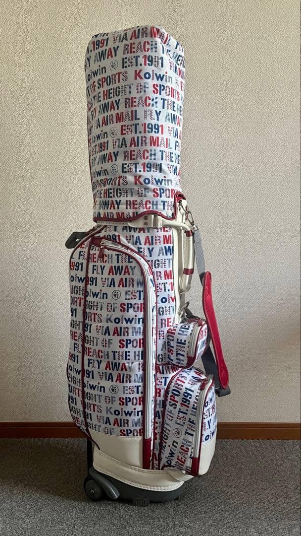 ✨美品✨Kolwin コルウィンキャスター付き レディース キャディバッグ