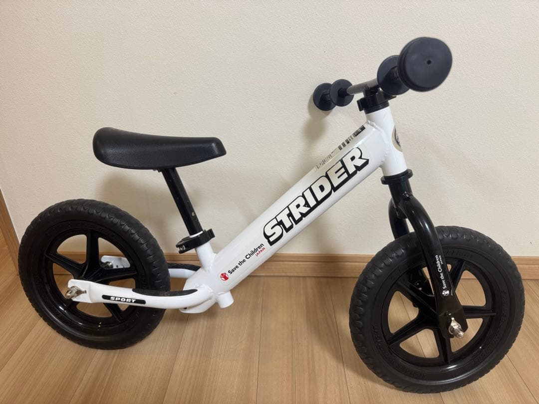 STRIDER バランスバイク 12インチ ホワイト