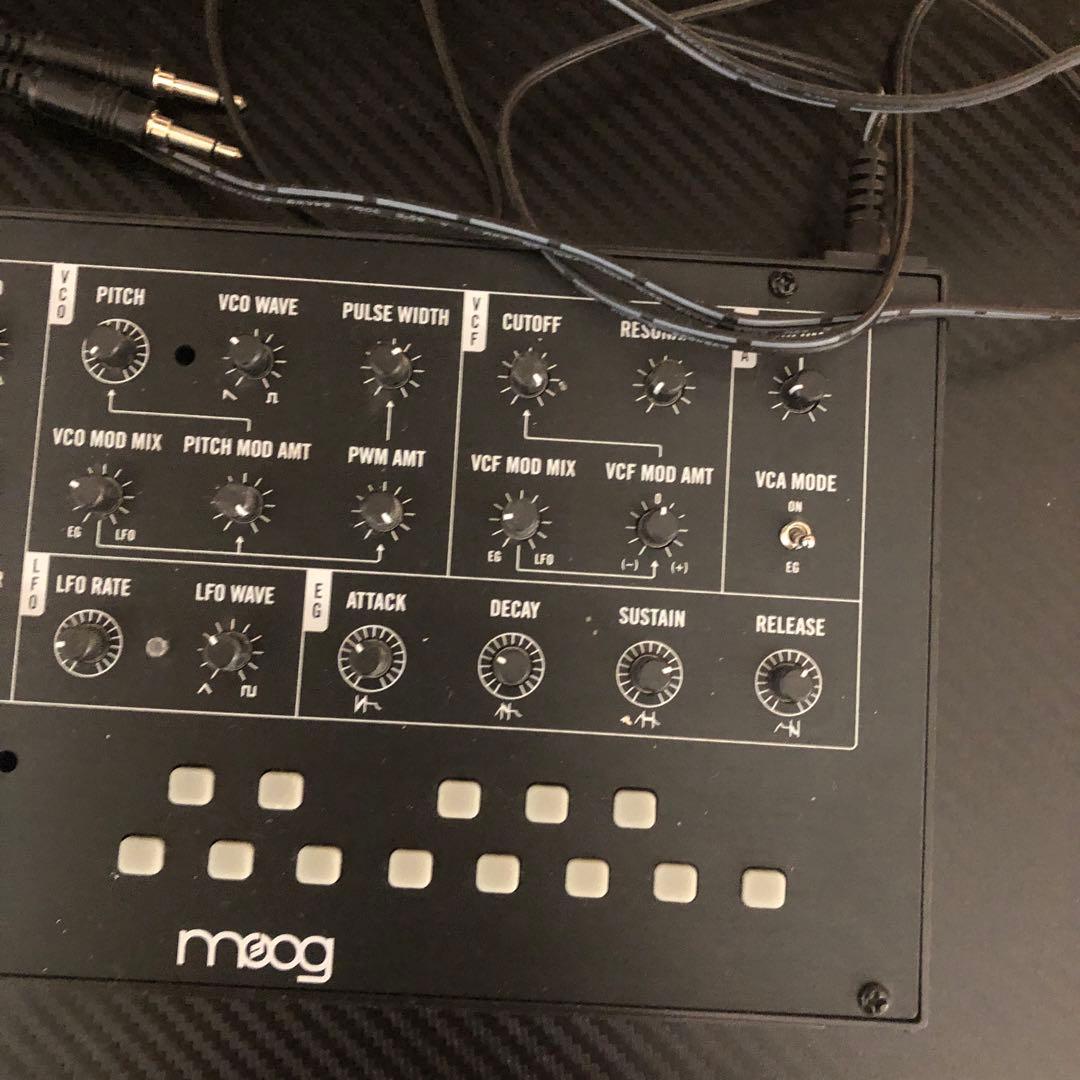 Moog MAVIS アナログシンセサイザー　新品パッチケーブル付き