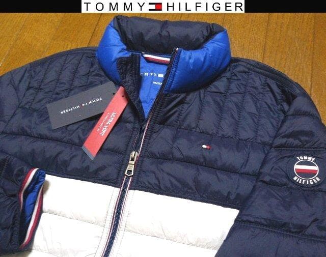 【大きい】XL日本サイズ位新品トミーヒルフィガーUSA限定ダウンジャケット同機能