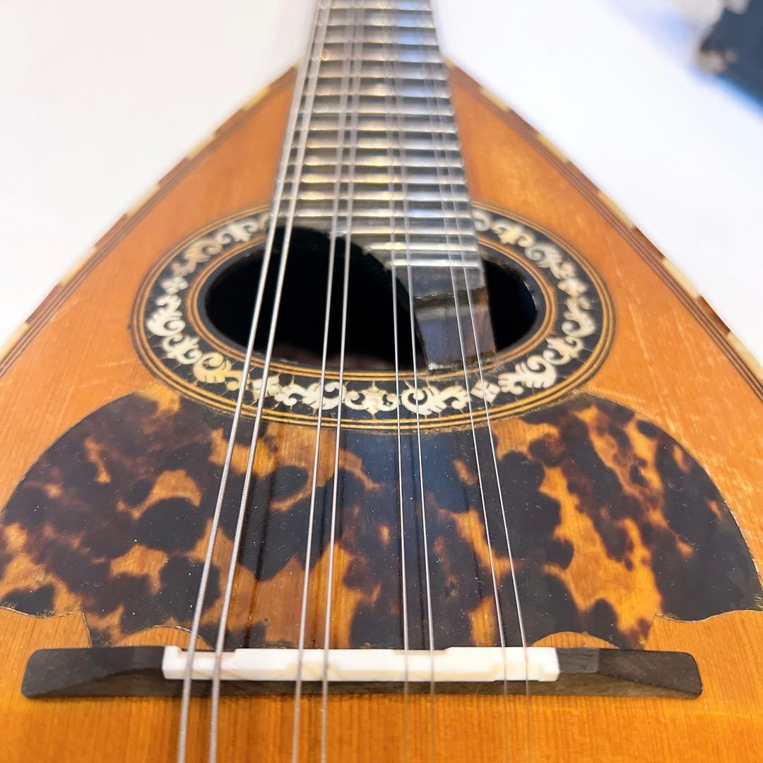 希少NAPOLI マンドリン 1890年代　インレイ　ARTURO FARINI