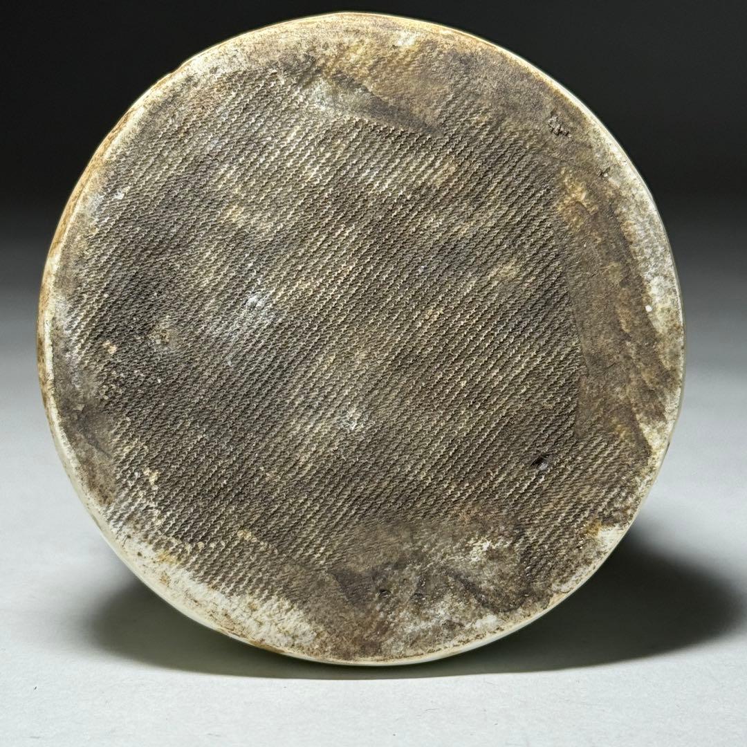 ◆李朝 白磁浮彫水滴 蟹紋 書道具 古玩 文房四宝 朝鮮古陶磁 朝鮮美術◆