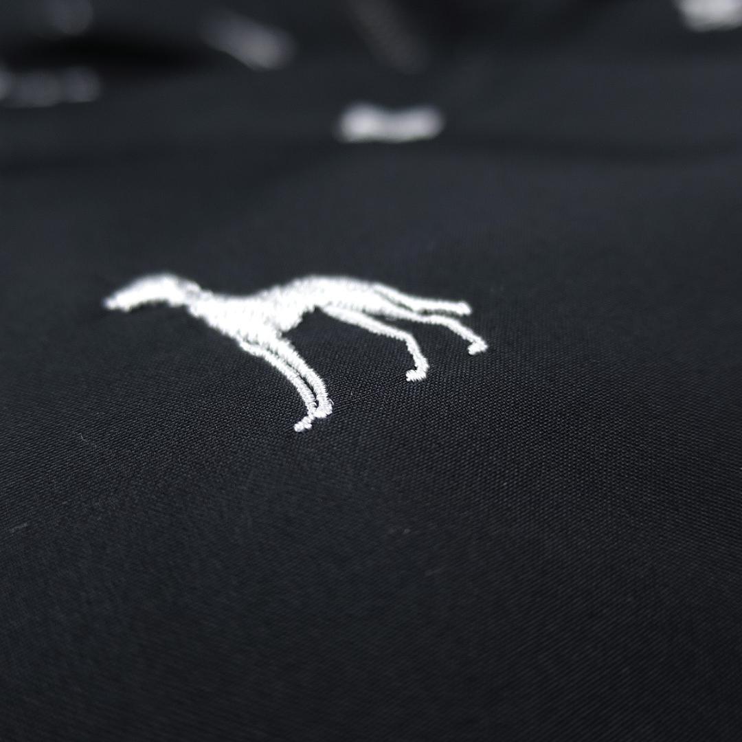 adabat エンブロイダリー モノグラム 中綿ベスト M