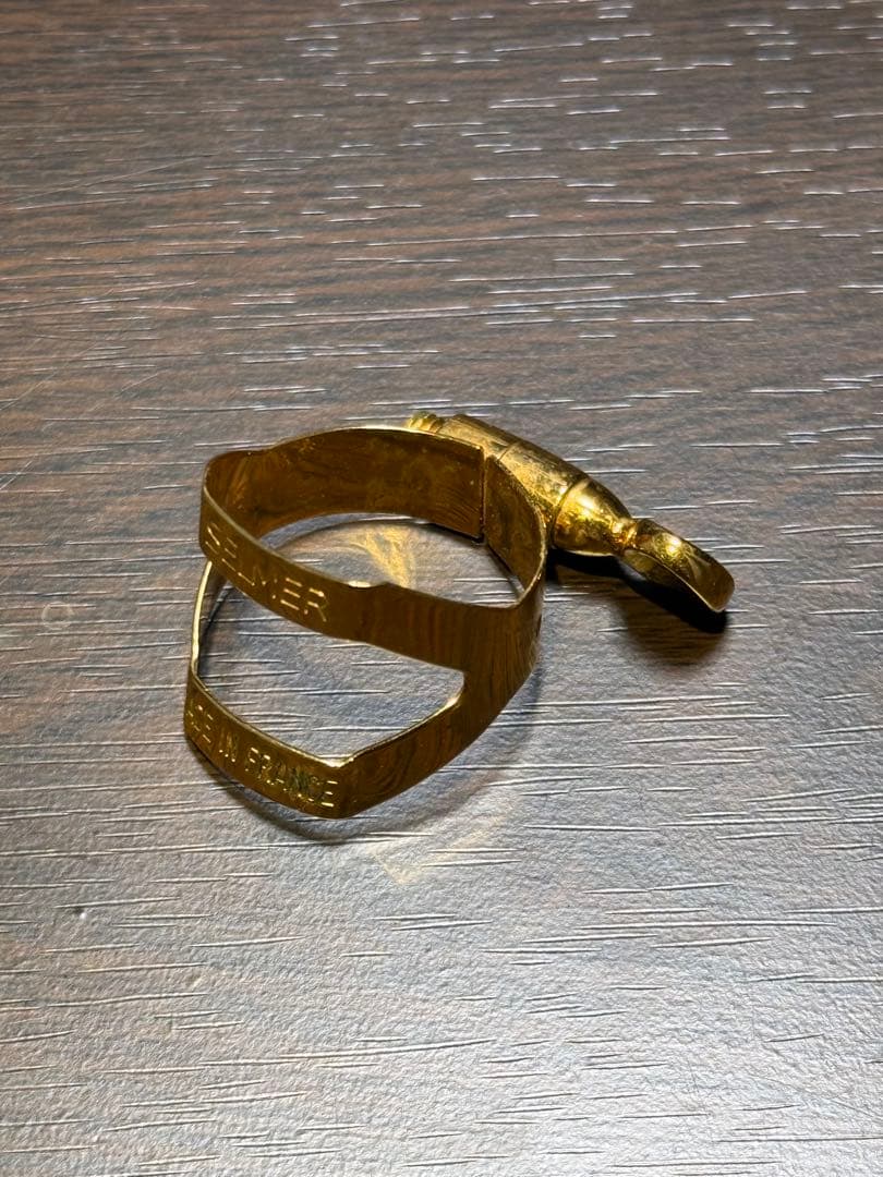 【ソプラノ用】SELMER リガチャー 金メッキ