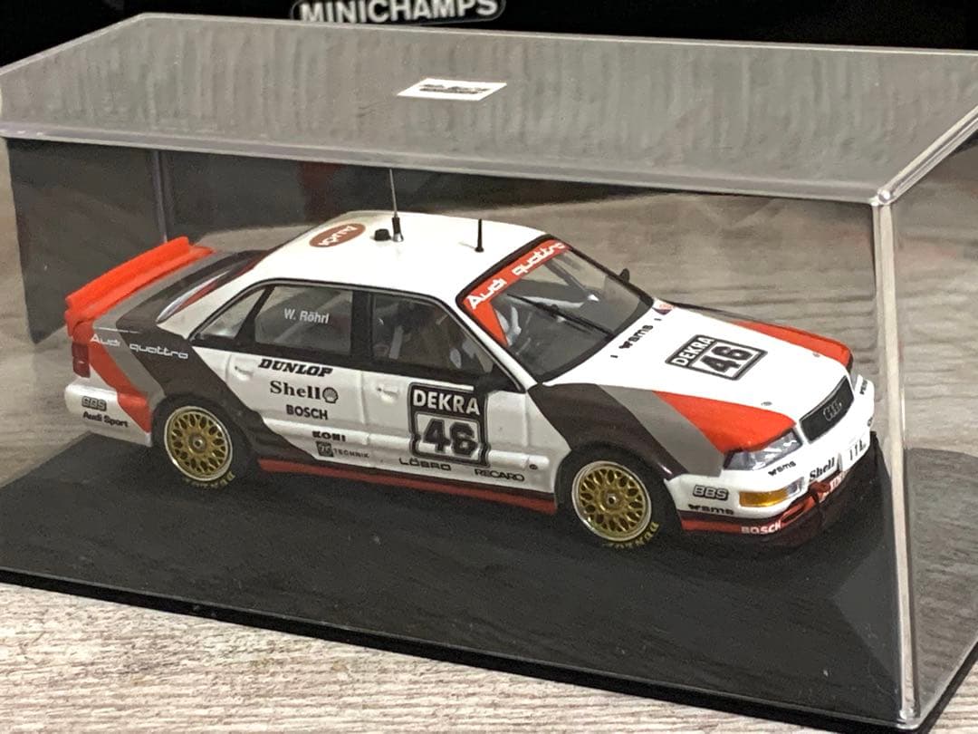【限定品】ミニチャンプス製 アウディ V8 DTM レーシングカー　1/43