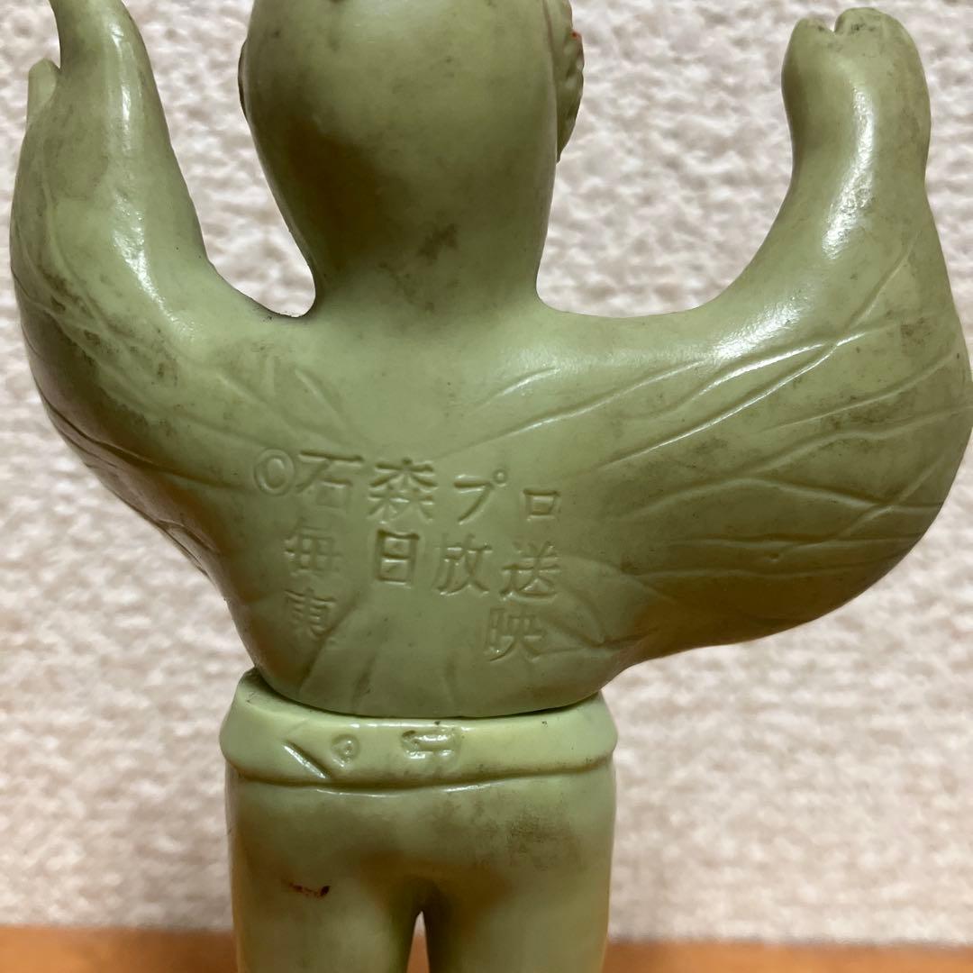 【希少・当時物】バンダイ カマキリ男　ソフビフィギュア セミミンガ