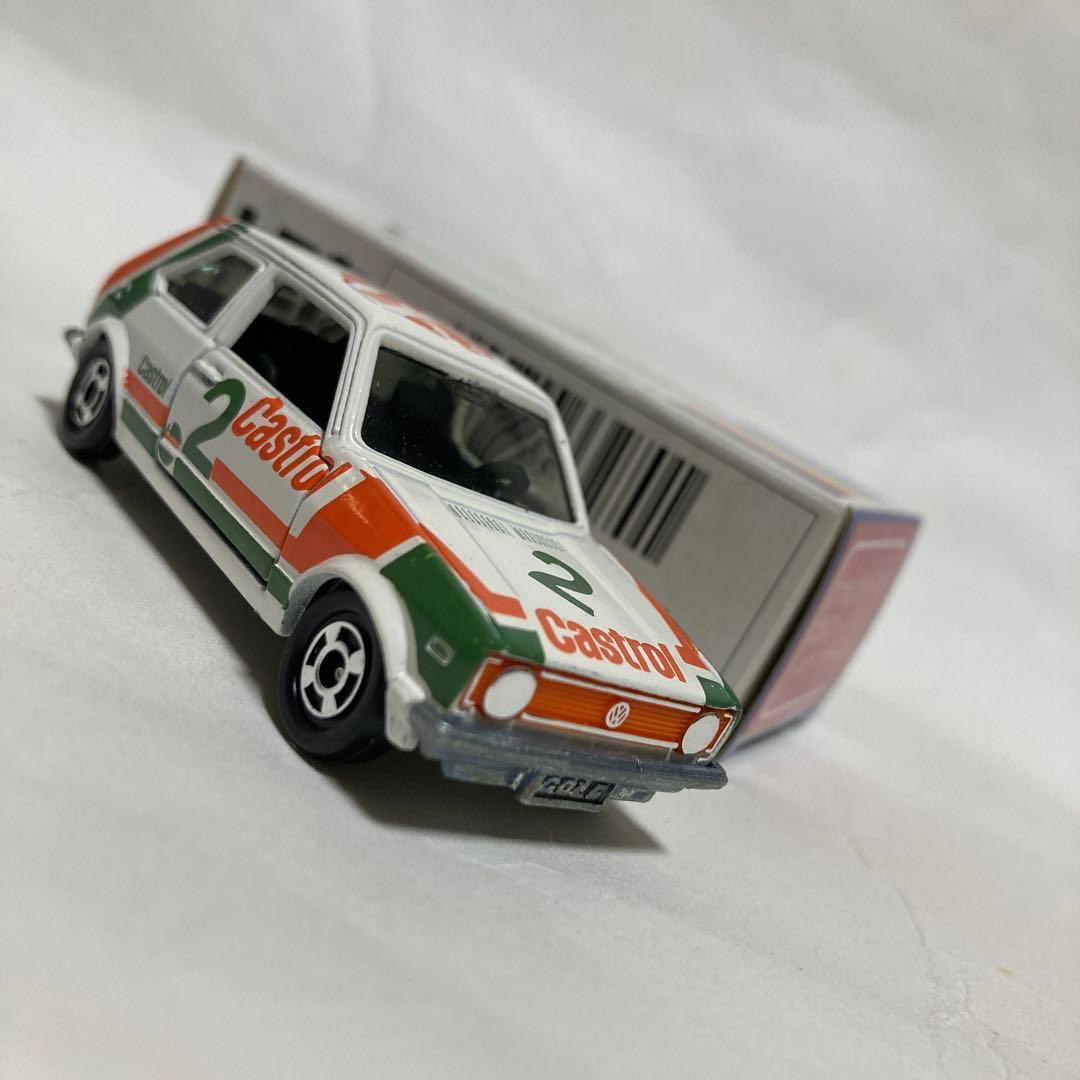 トミカ外国車シリーズ、フォルクスワーゲンゴルフGLEです。グループＡフェア。