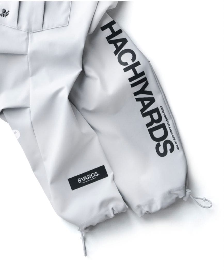 【未使用】8YARDS パラシュートカーゴパンツ ホワイトスモーク秋冬仕様