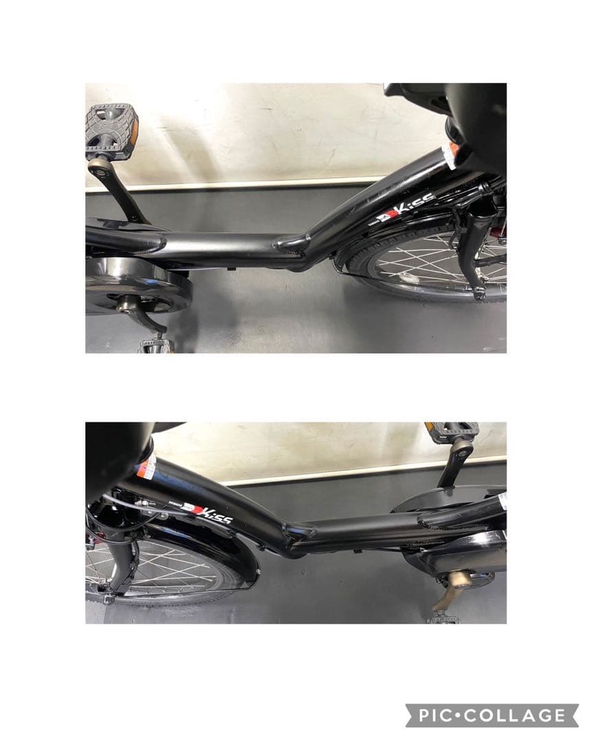 1年保証 送料無料　ヤマハ　パスキッス　20インチ 黒色　電動アシスト自転車