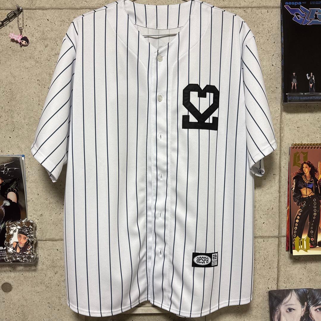 【トレカ付き】aespa ベースボールシャツ KARINA