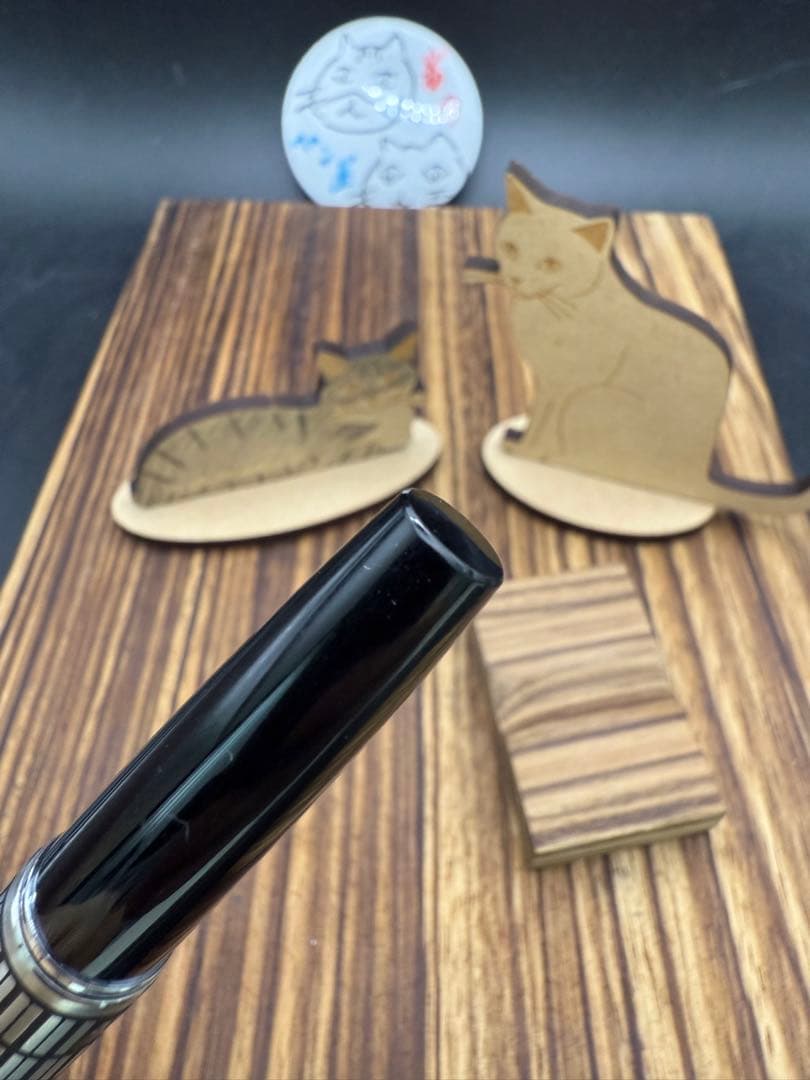 Pilot 万年筆 エリート 蝕刻 ショート 14K F 1980