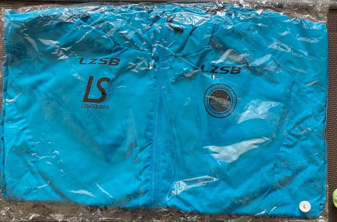 LZSB 青 ハーフコート Lサイズ　ルースイソンブラ