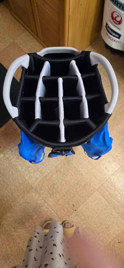 レオちん Titleist ゴルフバッグ 青