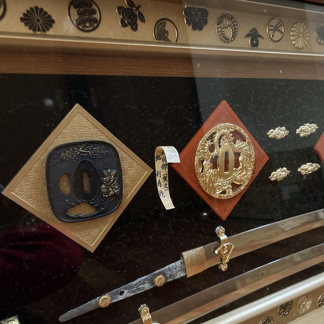 【☆送料込み☆】日本刀　模造刀額　【越中守正俊】レプリカ