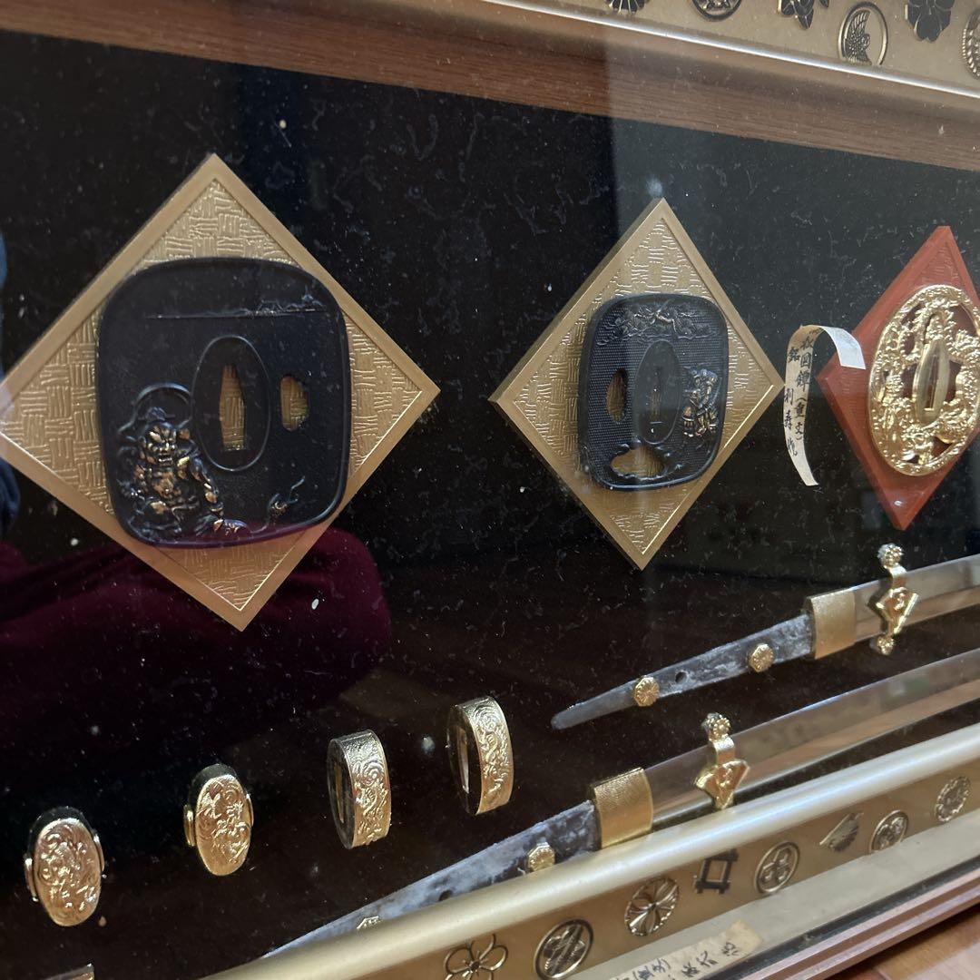 【☆送料込み☆】日本刀　模造刀額　【越中守正俊】レプリカ