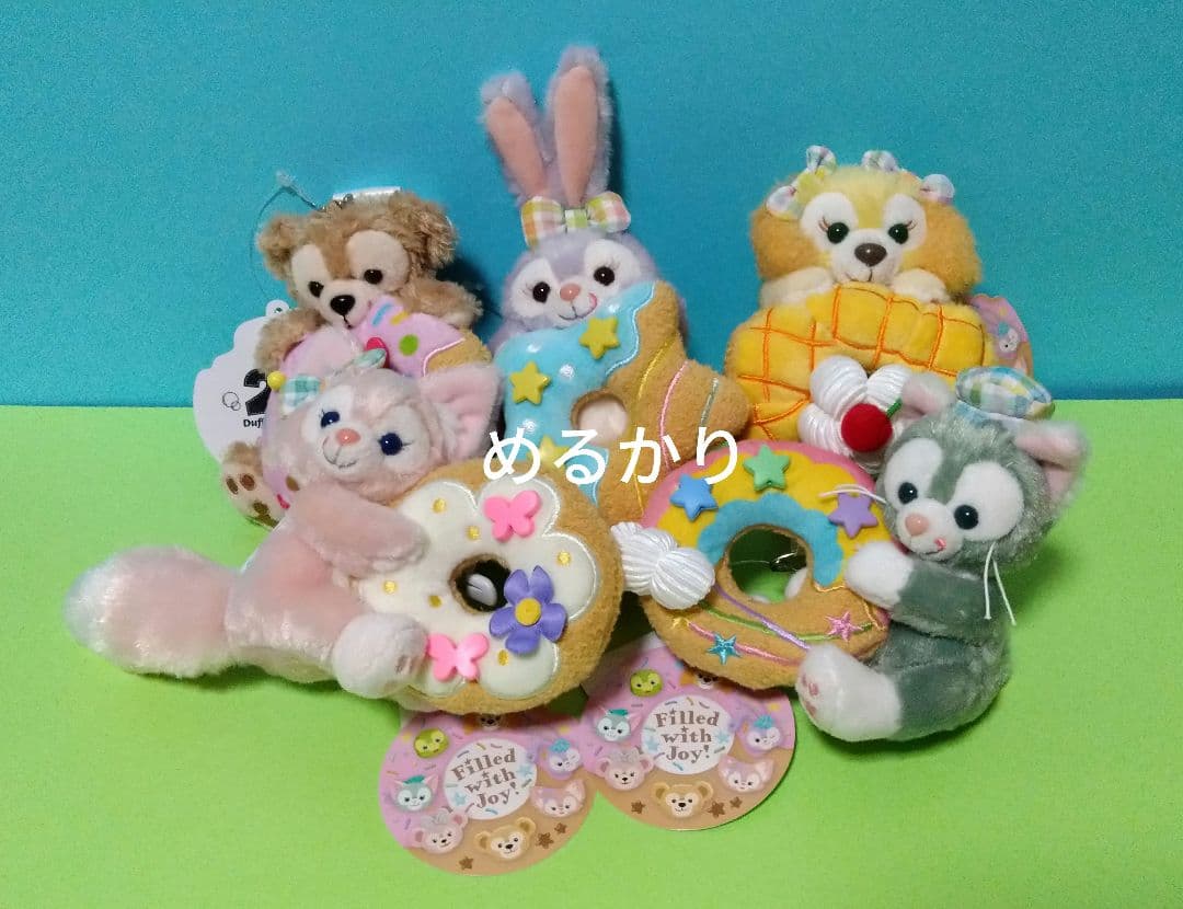 ダッフィー＆フレンズ　フィルドウィズジョイ！　ぬいぐるみバッジセット　ドーナツ