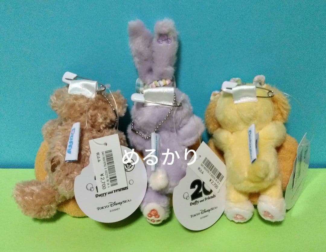 ダッフィー＆フレンズ　フィルドウィズジョイ！　ぬいぐるみバッジセット　ドーナツ