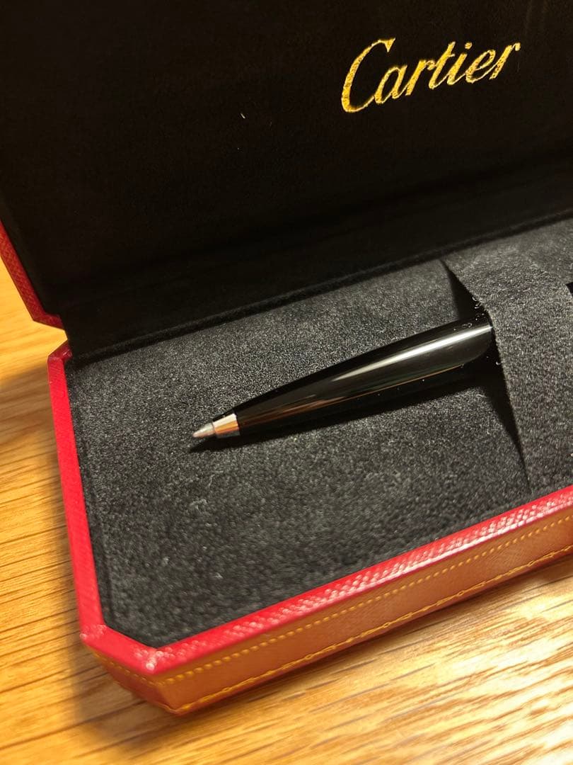 カルティエ ディアボロ ボールペン ブラック/シルバー