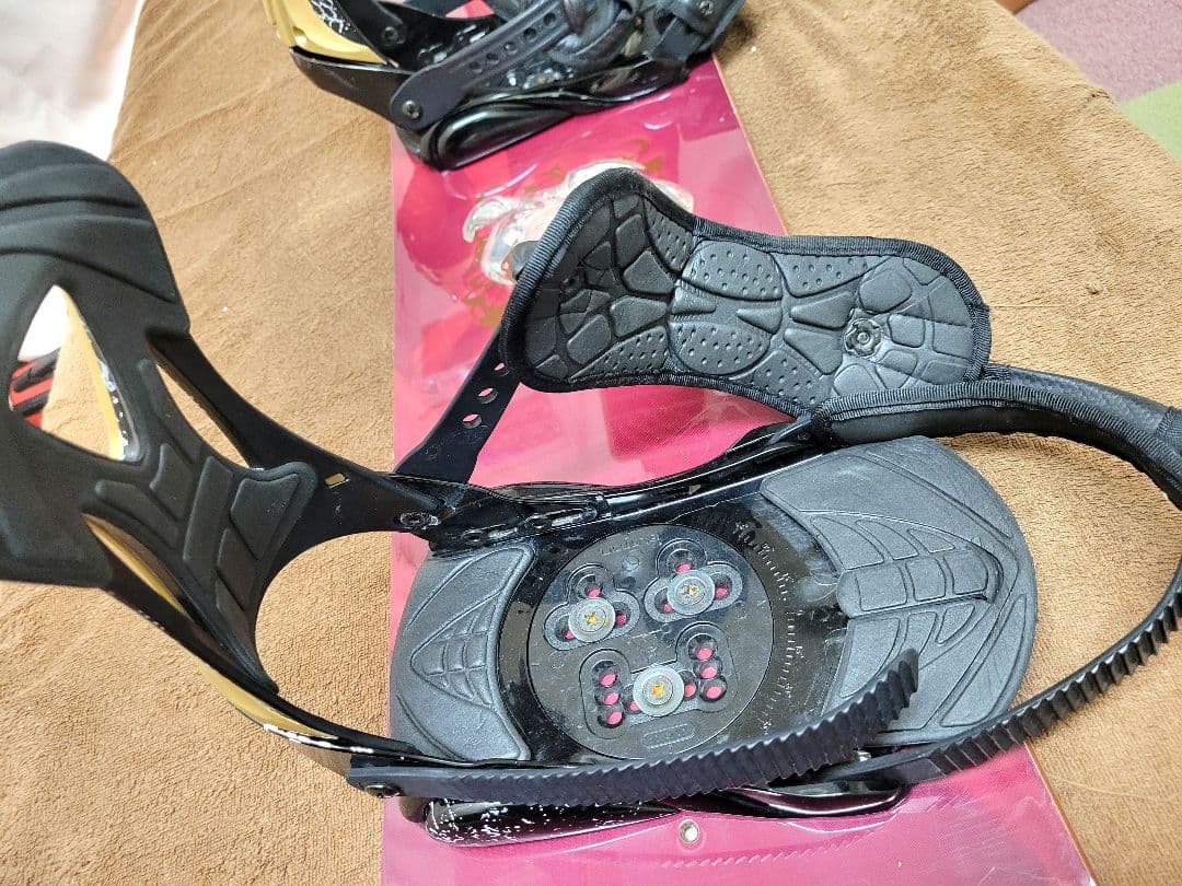 最終値下 Burton スノーボード カマキリ イエローバス ビンディング付き