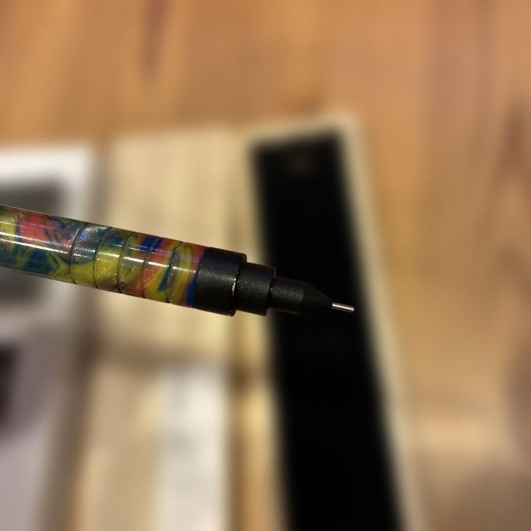 マーベラス シャープペンシル 0.5mm マットブラック レジン