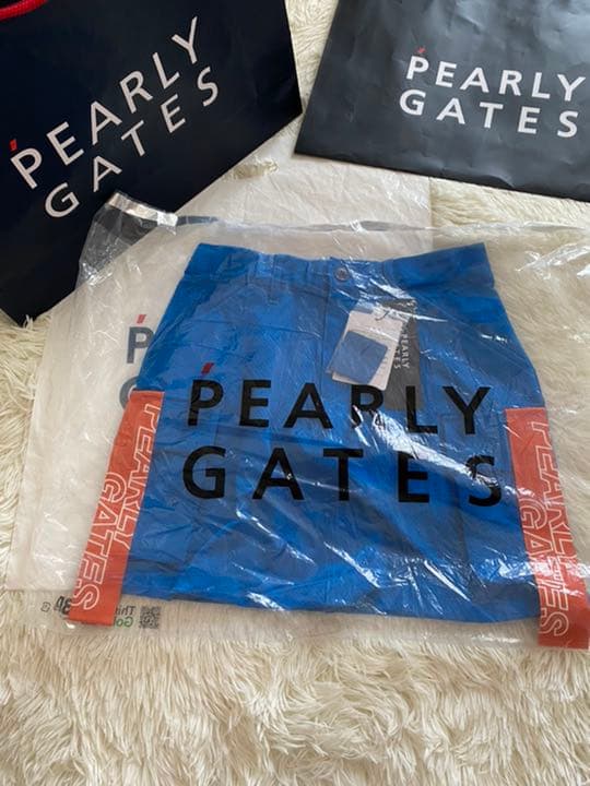 パーリーゲイツ ナイロンタスランストレッチドビー スカートサイズ0