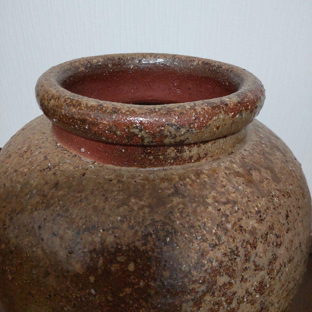 中　壺　2　備前焼