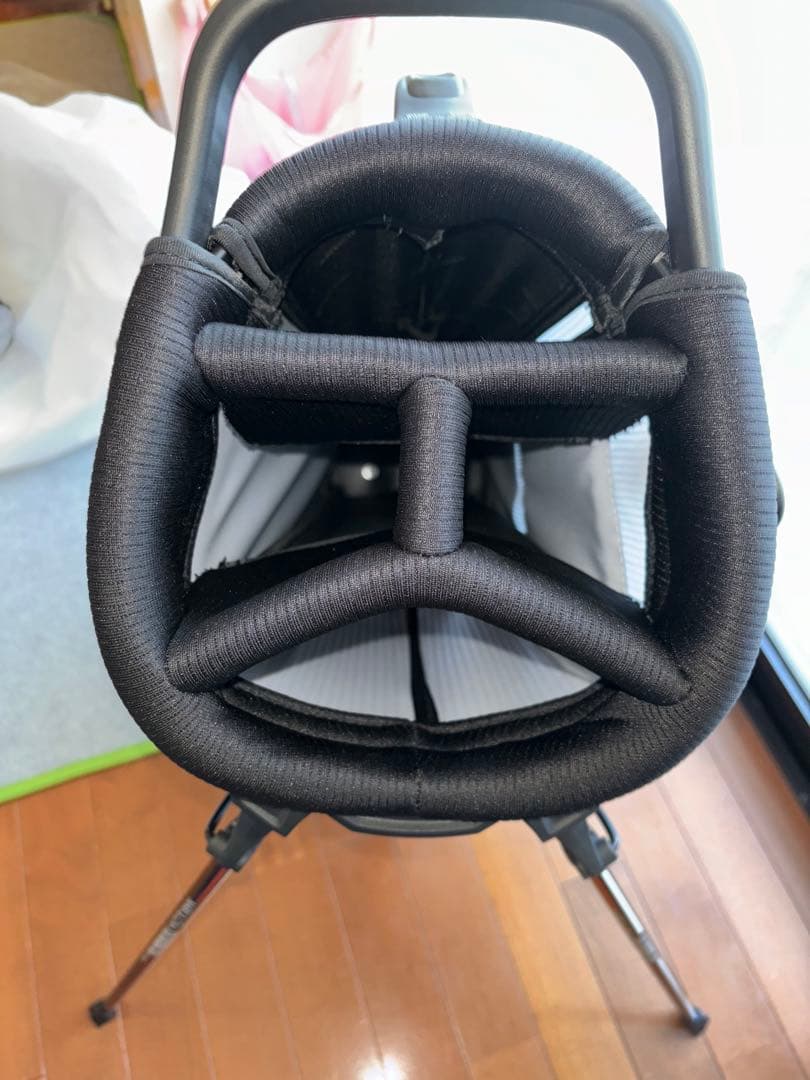 MARK & LONA キャディバッグ ホワイト ブラック