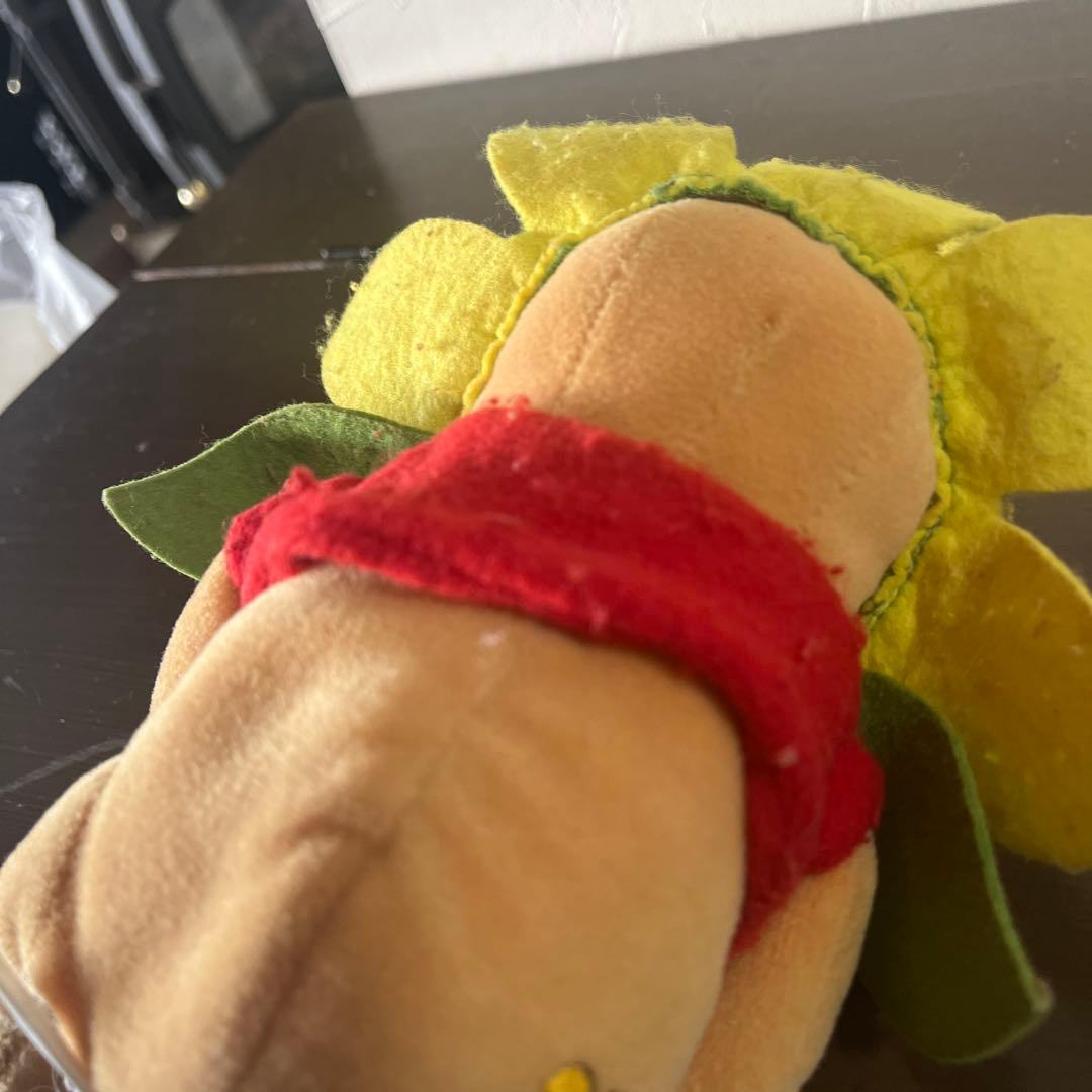 【希少】ディズニー プーさん ぬいぐるみ 3体セット てんとう虫 ひまわり 蝶々