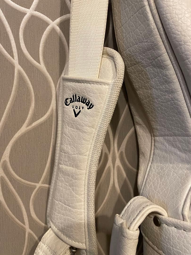 【Callaway】 キャロウェイ ゴルフバッグ クラブケース 合成皮革　美品！