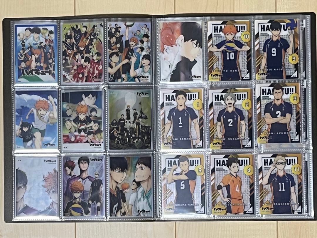 ハイキュー クリアカードコレクション1・2・3 全142種 黒①