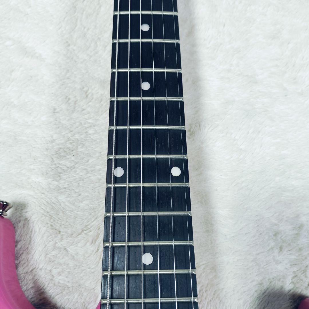 【美品】GYPSYROSE ジプシーローズ エレキギター　ピンク　ラメ入り