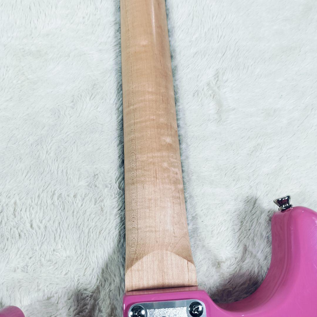 【美品】GYPSYROSE ジプシーローズ エレキギター　ピンク　ラメ入り