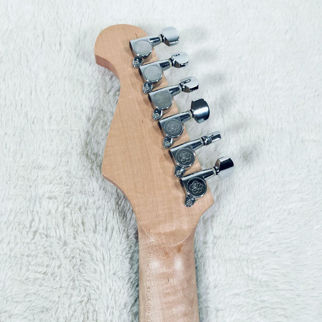 【美品】GYPSYROSE ジプシーローズ エレキギター　ピンク　ラメ入り