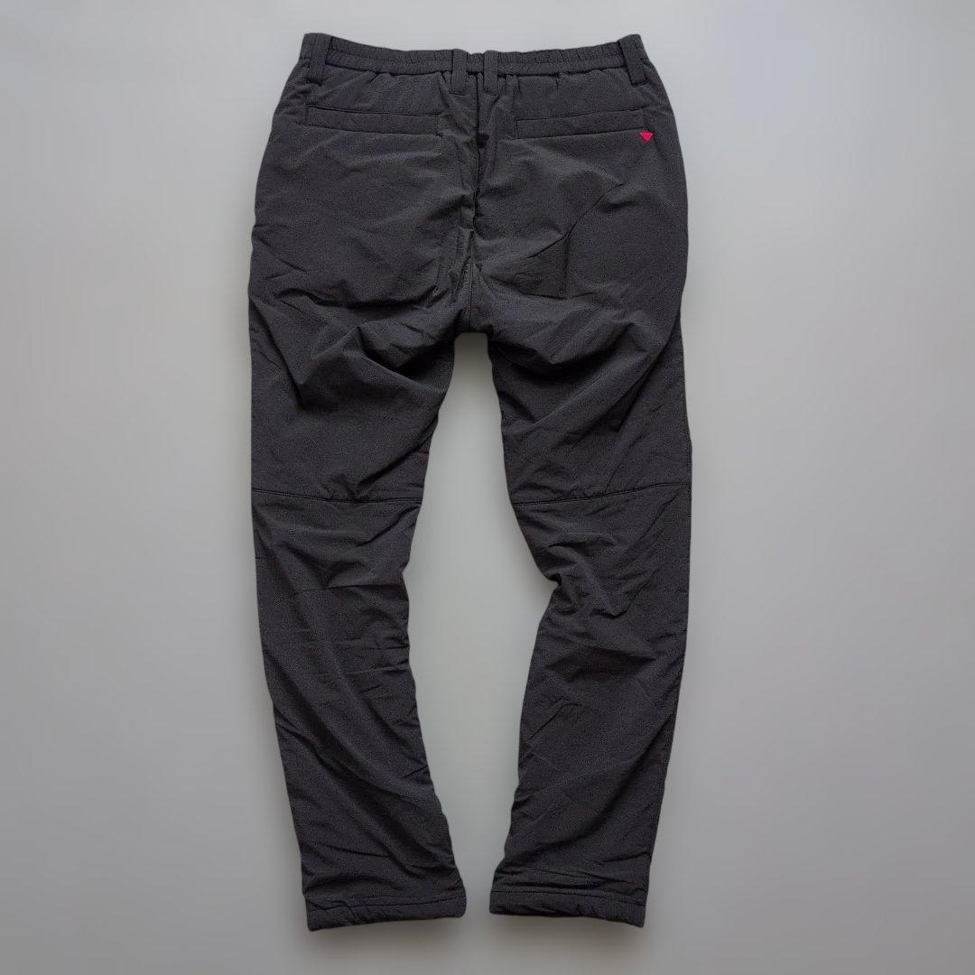 【美品】アンパスィゴルフ　中綿ダウンパンツ　サイドロゴ　ドローコード付き　L