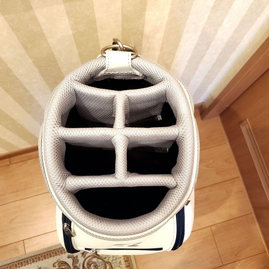 新品未使用‼️ブリヂストンキャディバッグ　BG-100Lホワイトネイビー